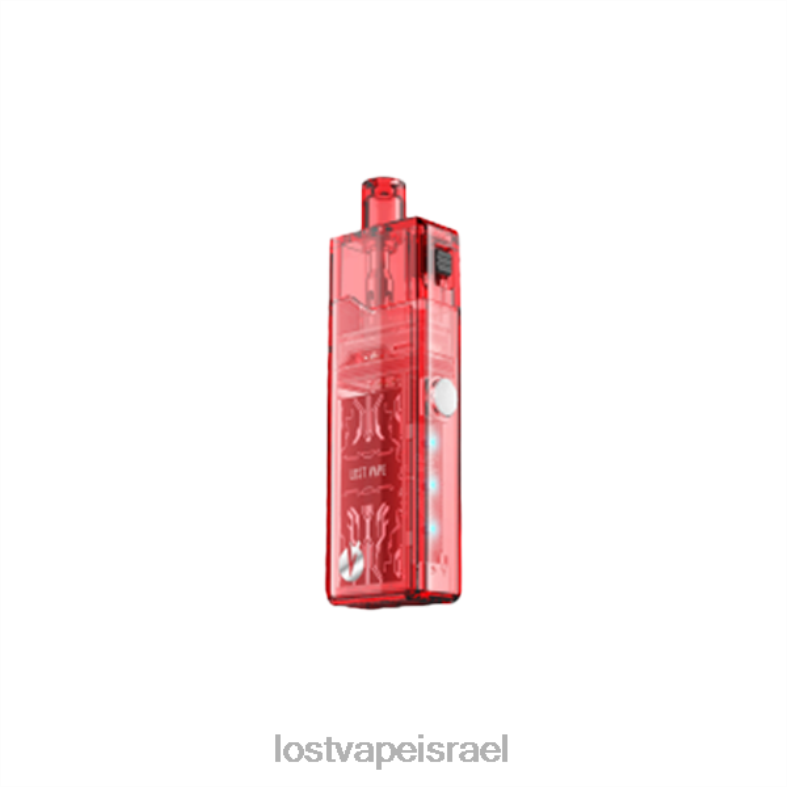 Lost Vape Orion ערכת ארט פוד אדום ברור L26X4202 | Lost Vape Jerusalem