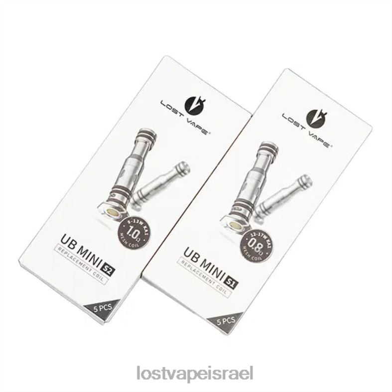 Lost Vape UB מיני סלילים חלופיים (חבילה של 5) 0.8 אוהם L26X48 | Lost Vape Pods Near Me