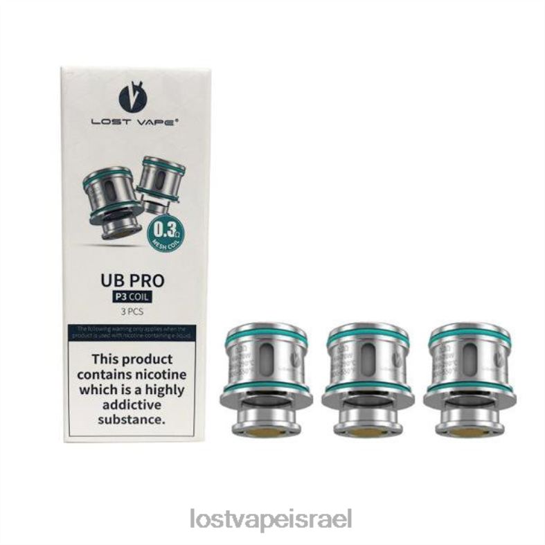 Lost Vape UB pro coils p1 0.15 אוהם L26X43 | Lost Vape Flavors Israel