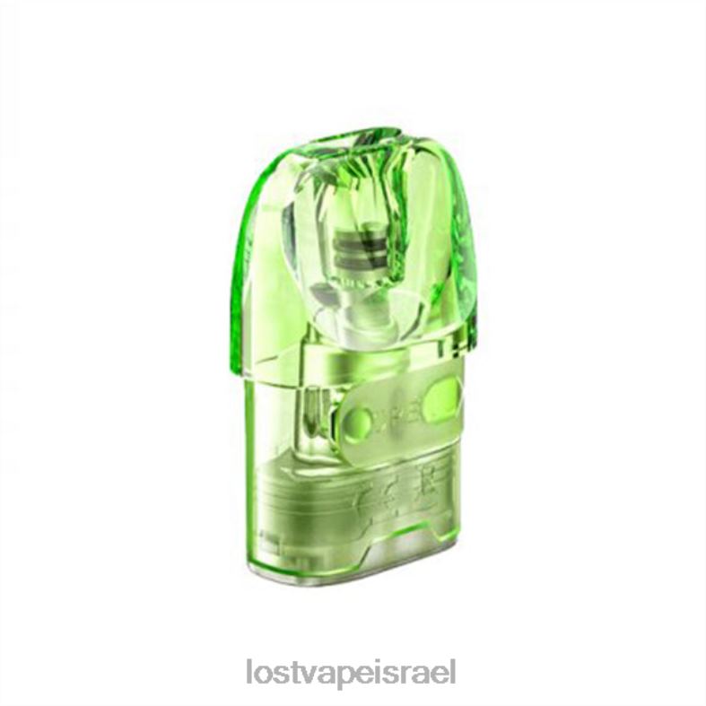 Lost Vape URSA תרמילים חלופיים ירוק (מחסנית תרמיל ריקה של 2.5 מ"ל) L26X4213 | Lost Vape Flavors Israel